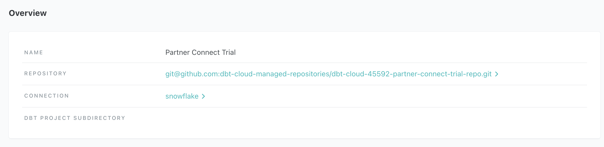 dbt Cloud - Snowflake Project Overview dbt Cloud - Snowflake Project Overview